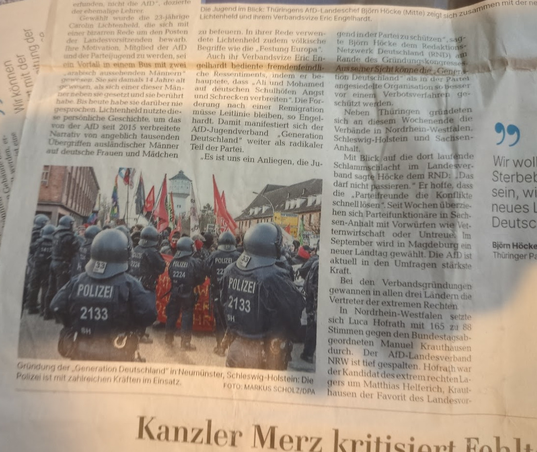 Polizeieinsatz - Kontextaufnahme